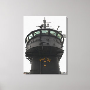 View of the front section of the superstructure canvas print