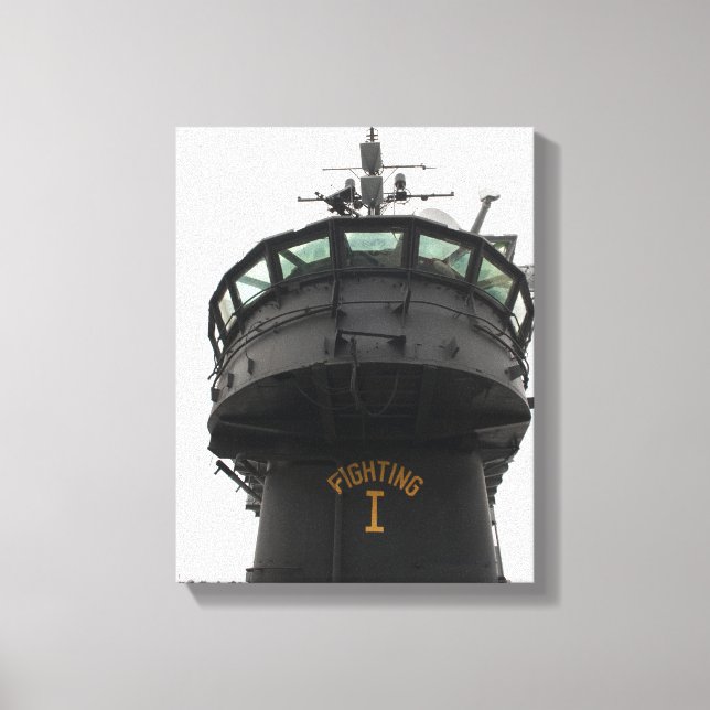 View of the front section of the superstructure canvas print (Front)
