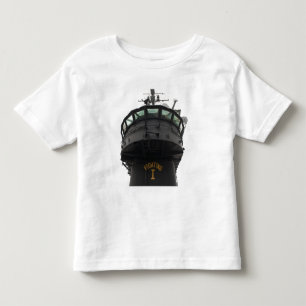 View of the front section of the superstructure toddler t-shirt