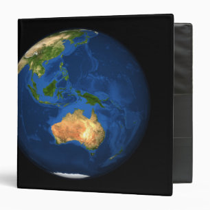 View of the full Earth showing Indonesia, Ocean Binder