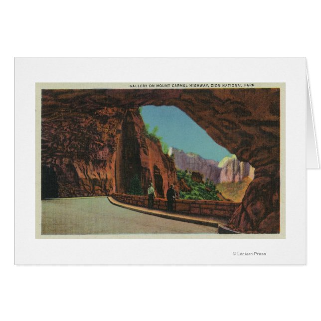 View of the Gallery on Mount Carmel Highway (Front Horizontal)