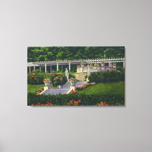 View of the Gardens at Yaddo Canvas Print