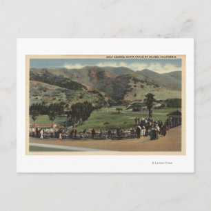 View of the Golf Course Postcard
