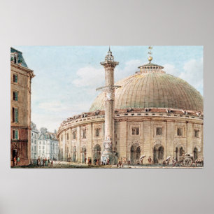 View of the Grain Market Poster
