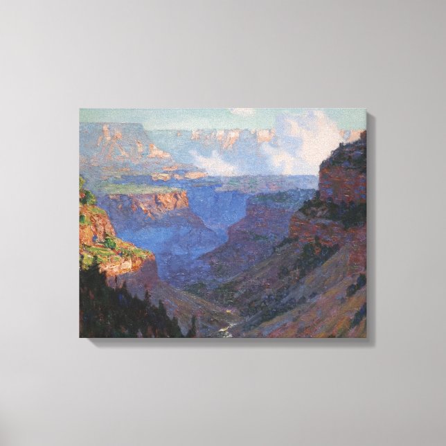 View of the Grand Canyon (by E.H. Potthast) Canvas Print (Front)