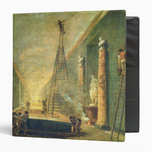 View of the Grand Gallery of the Louvre Binder