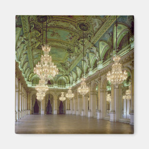 View of the Grande Salle des Fetes, after 1871 Magnet