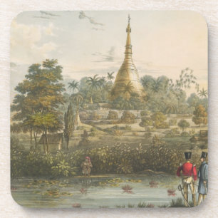 View of the Great Dagon Pagoda at Rangoon from the Coaster