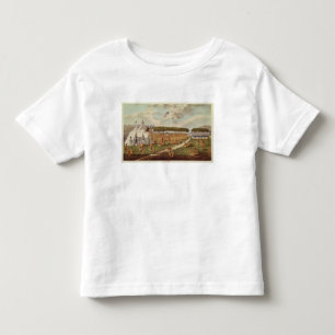 View of the Great Treaty Held at Prairie du Toddler T-shirt