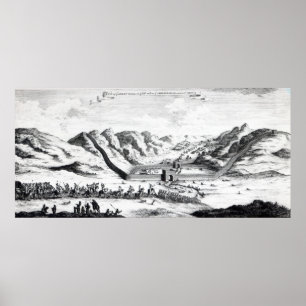 View of the Great Wall on the side Poster