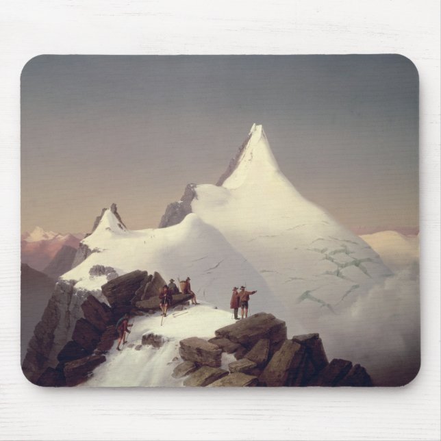 View of the 'Grossglockner' mountain Mouse Pad (Front)