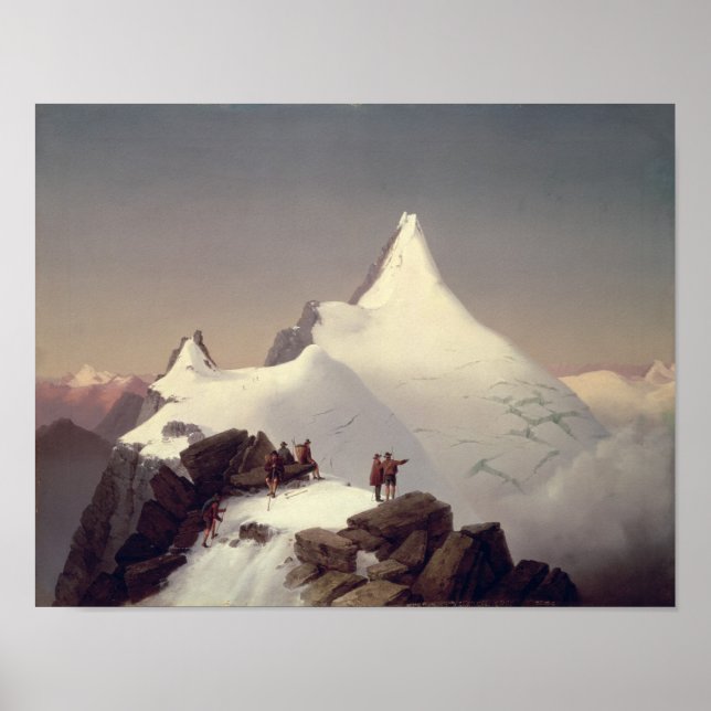 View of the 'Grossglockner' mountain Poster (Front)