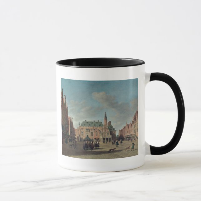 View of the Grote Markt in Haarlem Mug (Right)