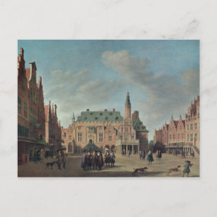 View of the Grote Markt in Haarlem Postcard