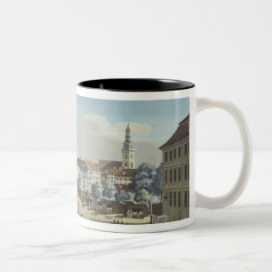 View of the Hackescher Markt Two-Tone Coffee Mug