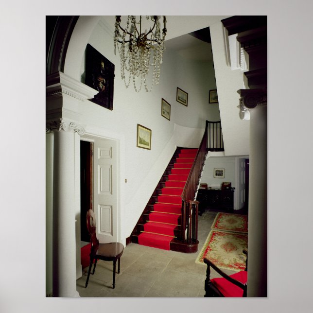 View of the hall and staircase poster (Front)
