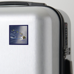 View of the Hawaiian Islands Magnet