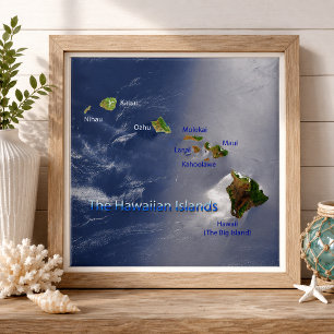 View of the Hawaiian Islands Tile