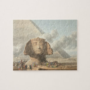 View of the Head of the Sphinx and the Pyramid of Jigsaw Puzzle