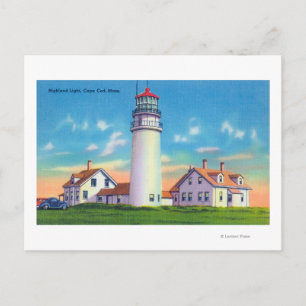 View of the Highland Lighthouse Postcard
