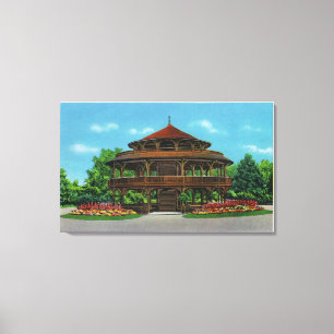 View of the Highland Park Pavilion Canvas Print