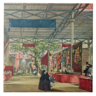 View of the India section of the Great Exhibition Tile