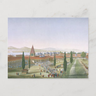 View of the Inner Courtyard of the Seraglio, Topka Postcard