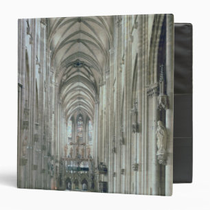 View of the interior looking east, begun 1230 binder