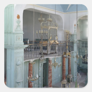 View of the interior of the Cavaillon Square Sticker