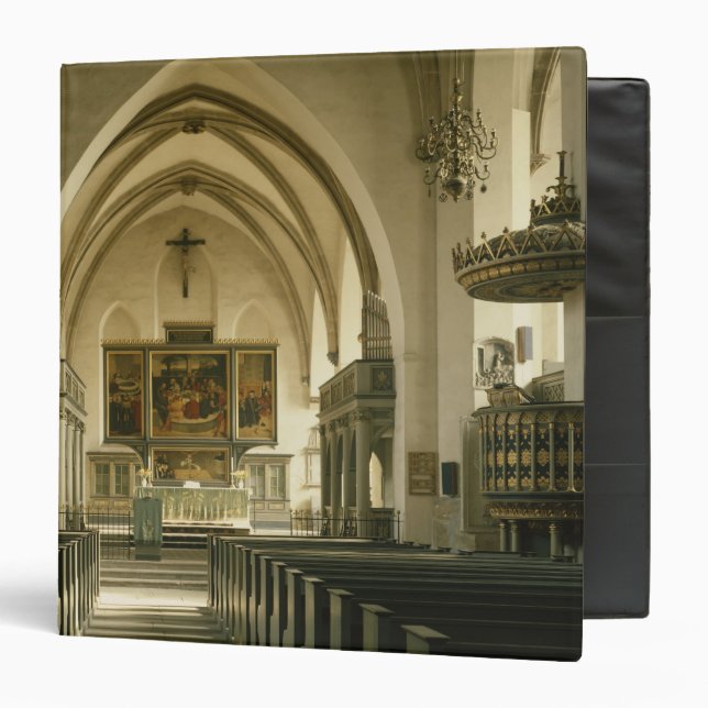 View of the interior of the church with binder (Front/Inside)