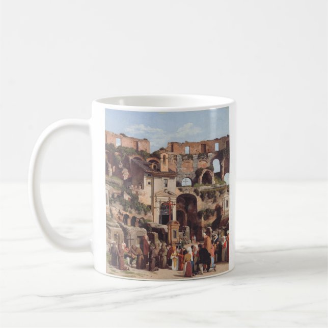 View of the interior of the Colosseum  Coffee Mug (Left)