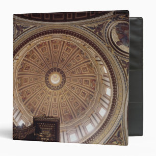 View of the interior of the dome binder