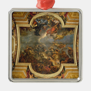 View of The King Taking Maastricht in 13 Days Metal Ornament