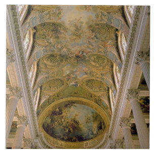 View of the King's Gallery and vaulted ceiling dep Tile