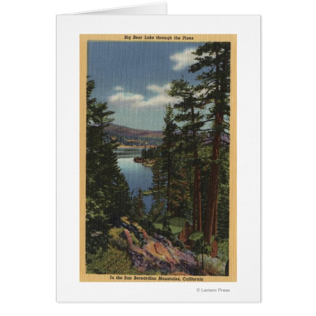 View of the Lake through the Pines # 2 (Front)