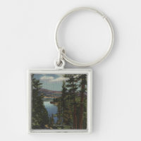 View of the Lake through the Pines # 2