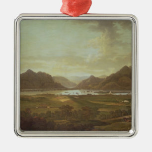 View of the Lakes and Mountains of Killarney, Irel Metal Ornament