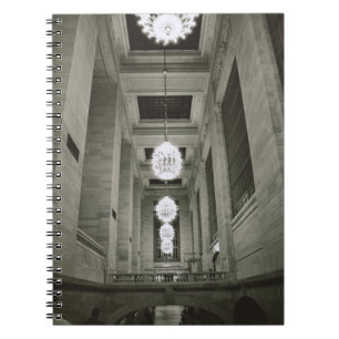View of the lamps (b/w photo) notebook