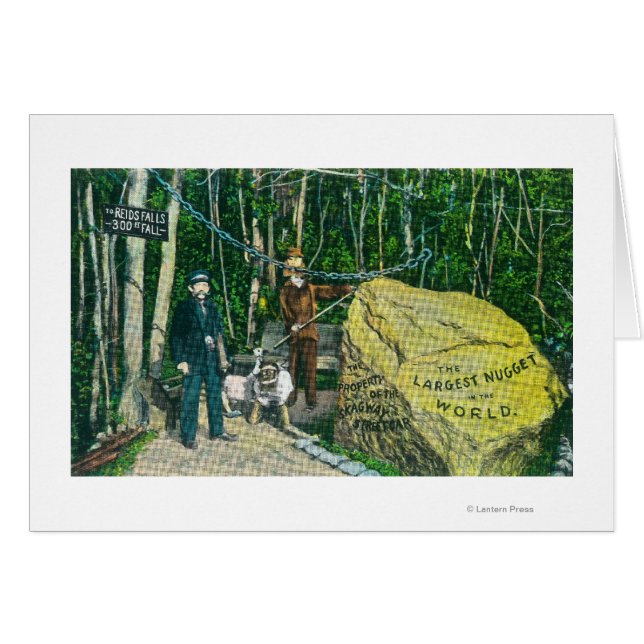 View of the Largest Gold Nugget in the World (Front Horizontal)