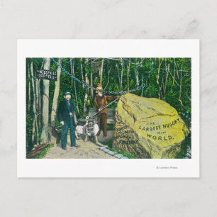 View of the Largest Gold Nugget in the World Postcard