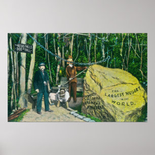 View of the Largest Gold Nugget in the World Poster