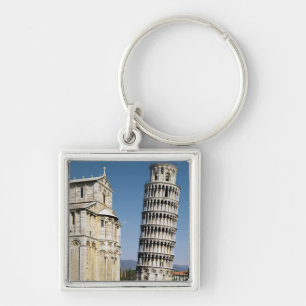 View of the Leaning Tower Keychain