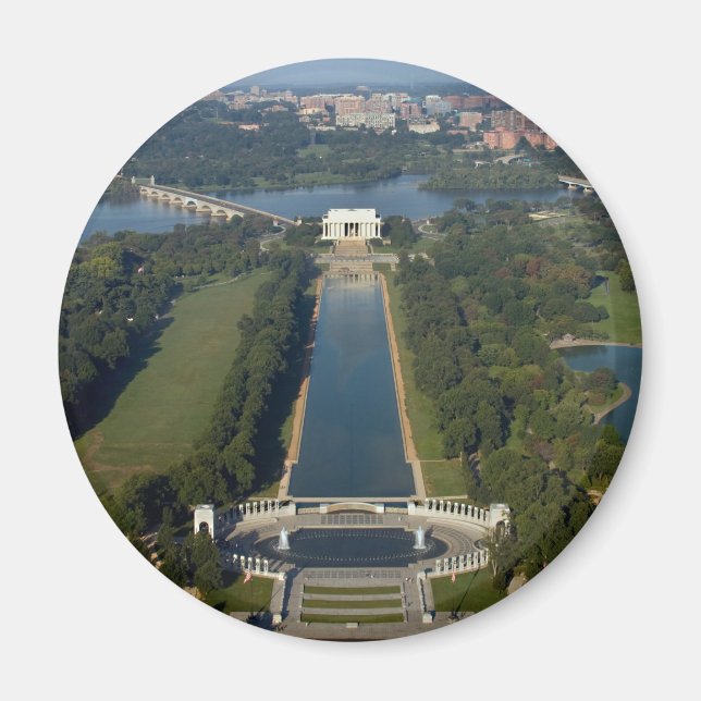 View of the Lincoln Memorial Magnet (Front)