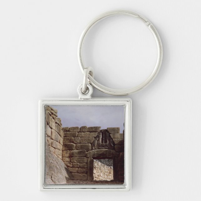 View of the Lion Gateway Keychain (Front)