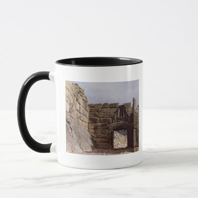 View of the Lion Gateway Mug (Left)