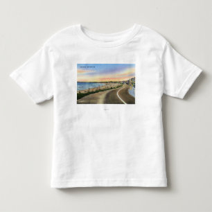View of the Long Sands at York Beach Toddler T-shirt