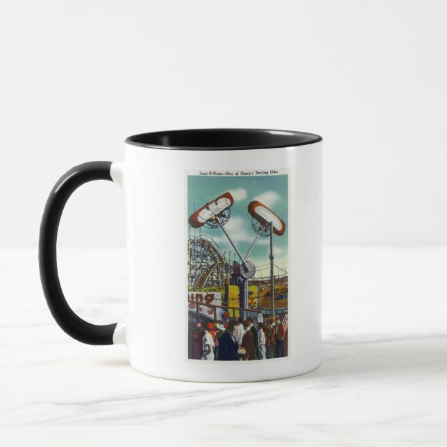 View of the Loop-o-Plane Ride # 2 Mug (Left)