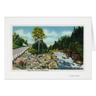 View of the Lower Falls of the Ammonoosuc River