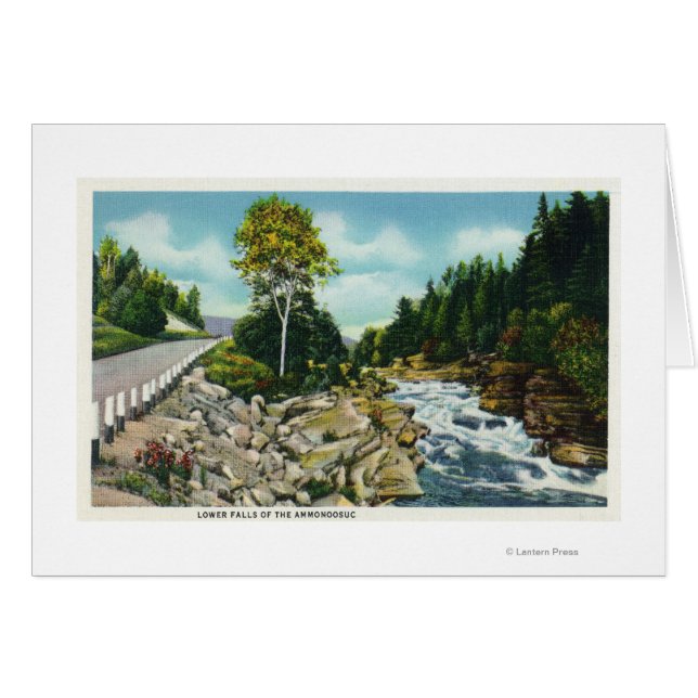 View of the Lower Falls of the Ammonoosuc River (Front Horizontal)