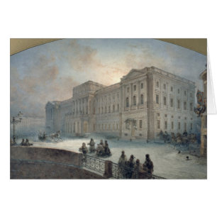 View of the Mariinsky Palace in Winter, 1863